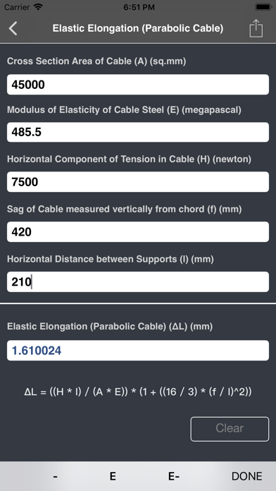 Bridge Engineering Calculator iPhone screenshot 5 - Education app