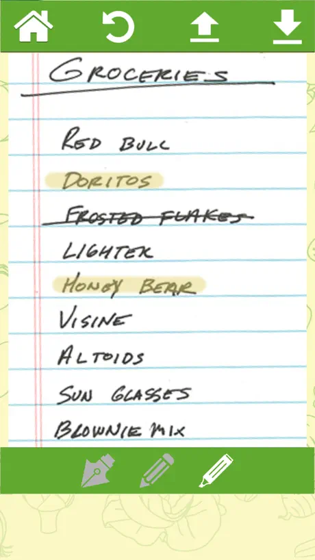 Grocery Lists Make Shopping