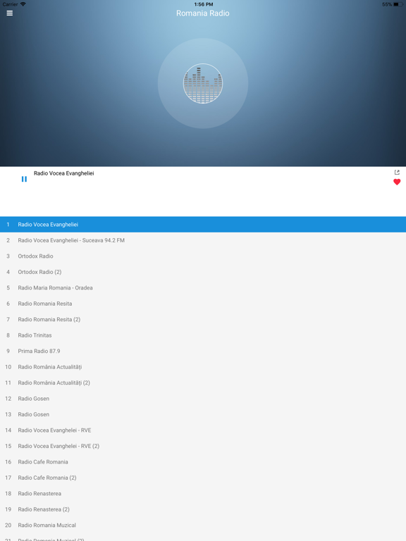 Romania Radio Station (Rom FM) iPad screenshot 4 - Music app