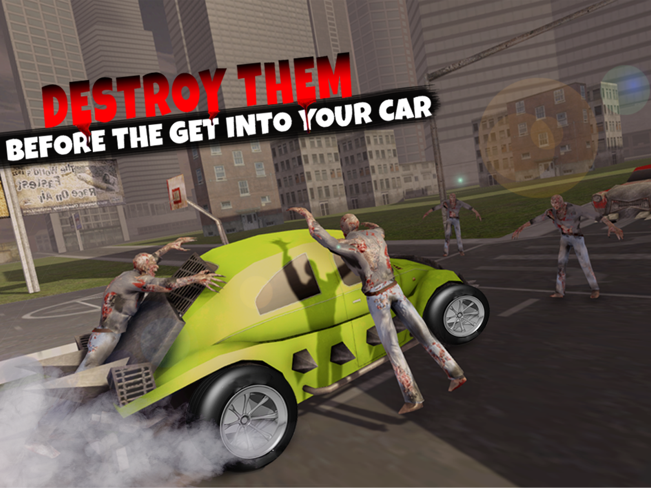 Zombie Hunter in Killer Car