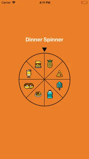 Dinner Spinner The Food App screenshot 1