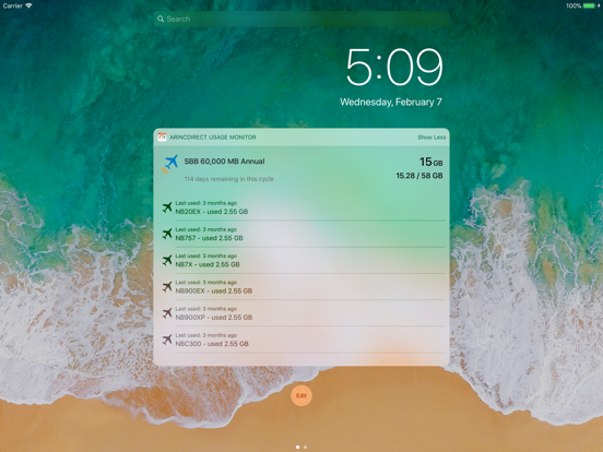 Screenshot #6 pour ARINCDirect Cabin Usage