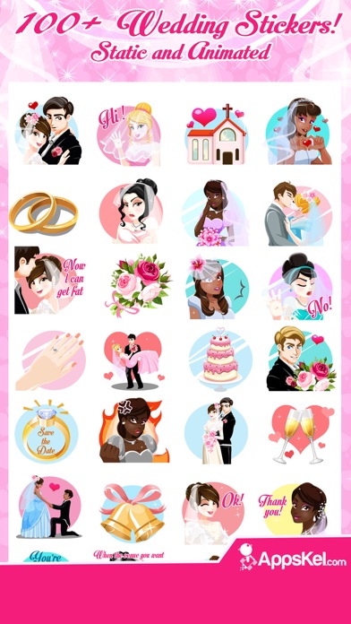 Wedding Emoji Stickers Pro screenshot 2