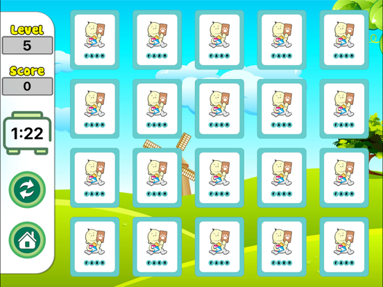 Anh - Việt : Chủ Đề Nông Trại iPad screenshot