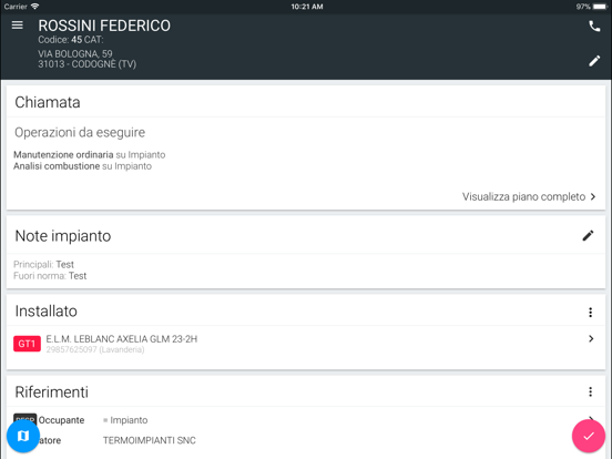 Unico3 Mobile iPad screenshot