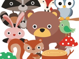 Forest Animals Sticker Pack