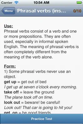Game screenshot Phrasal Verbs! apk