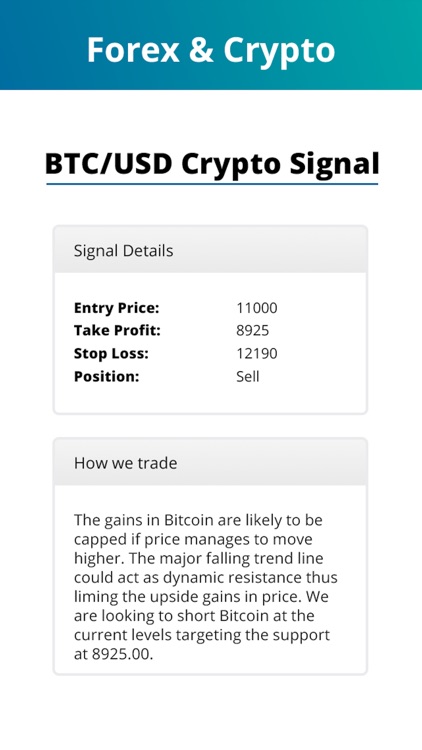 Forex Signals & Crypto Signals