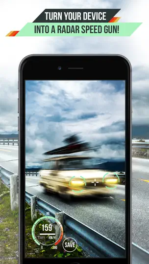 Capture d'écran de Speed Radar Gun PRO sur iPhone 2