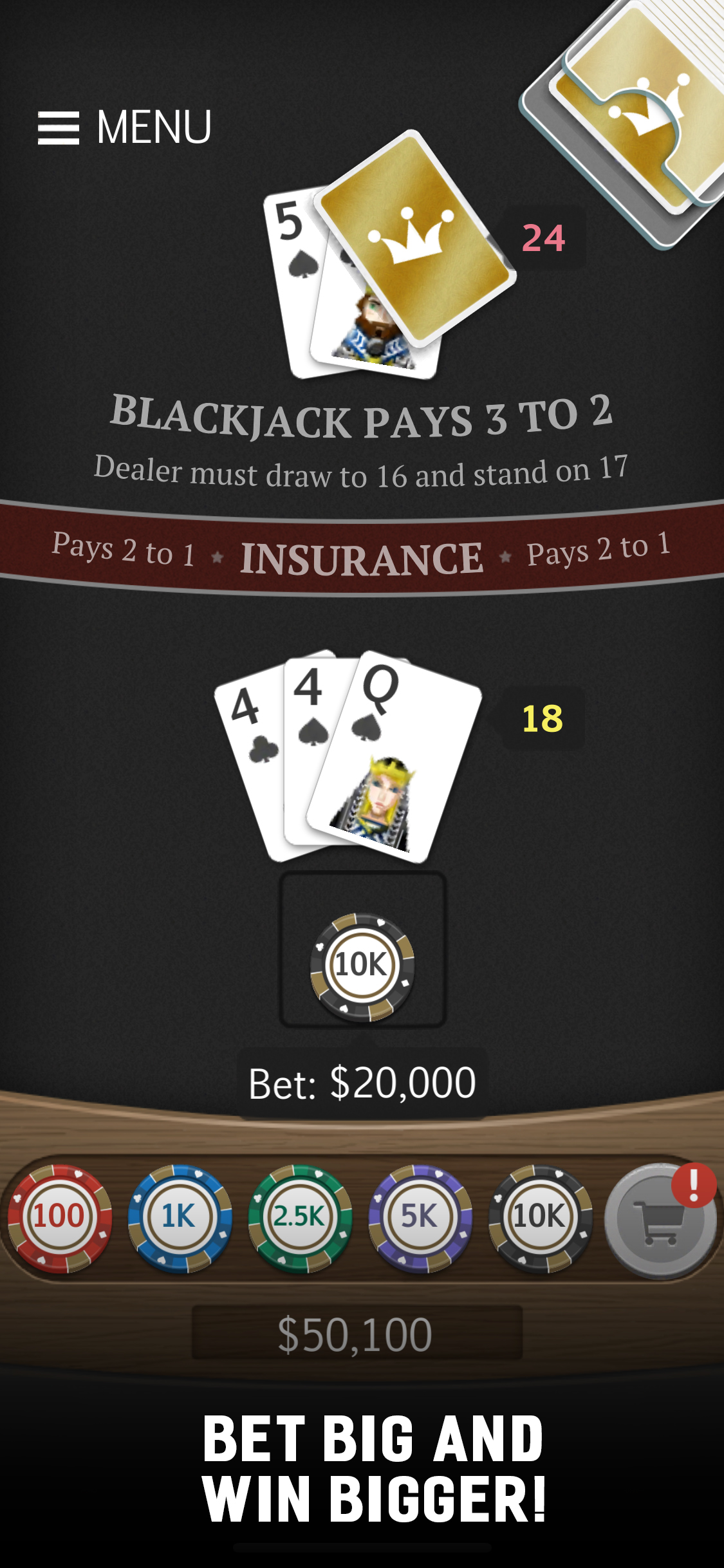 Royal Blackjack Casino 21