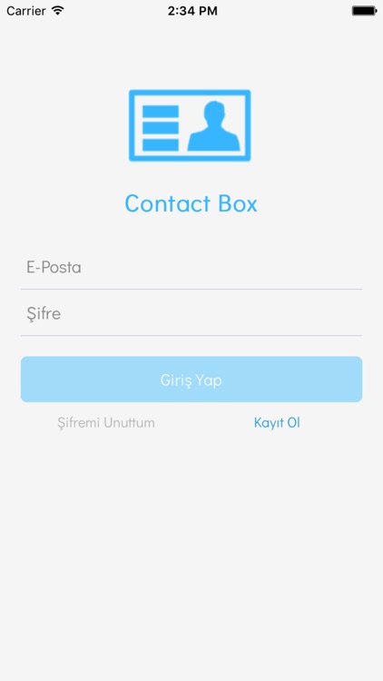 Contact Box
