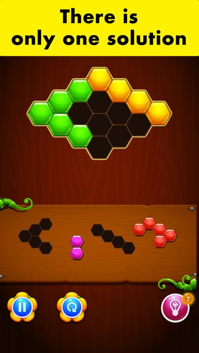 Screenshot #3 pour HoneyComb Puzzle - game