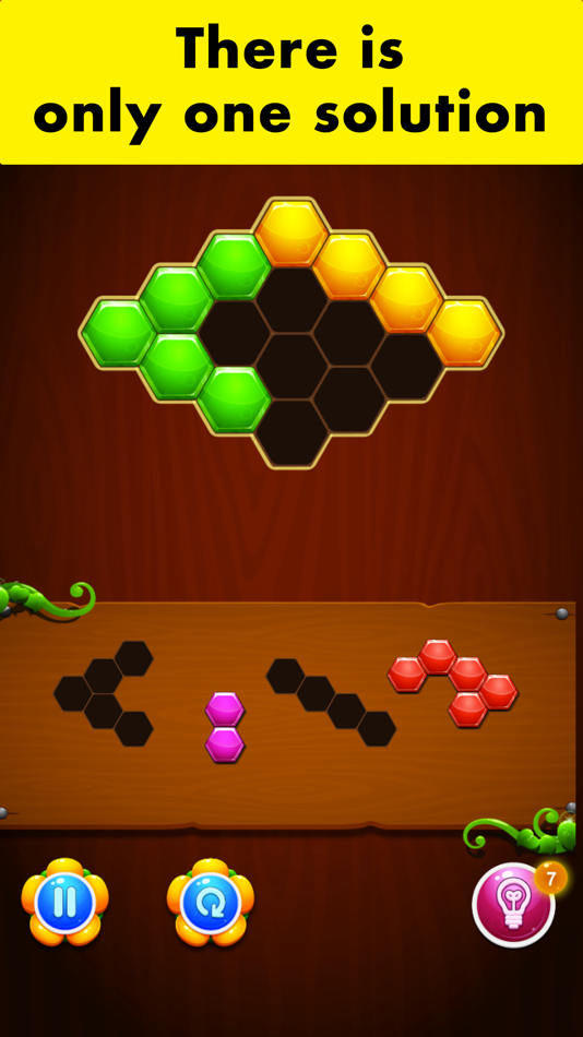 #3. HoneyComb Puzzle - game (iOS) By: P. UNG