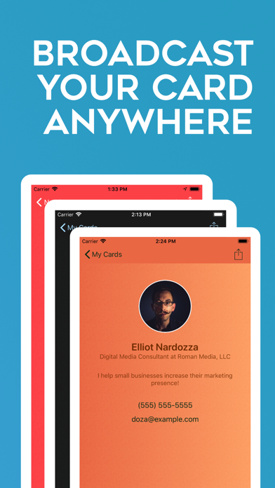 Screenshot #3 pour CardCast Business Cards