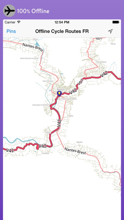 Offline Cycle Routes France