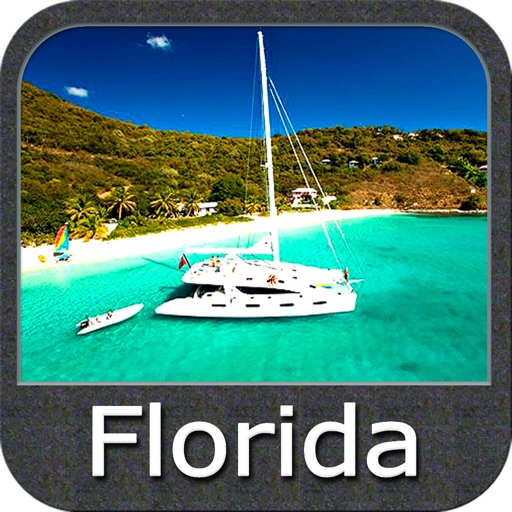 Boating Florida Nautical Chart Icon