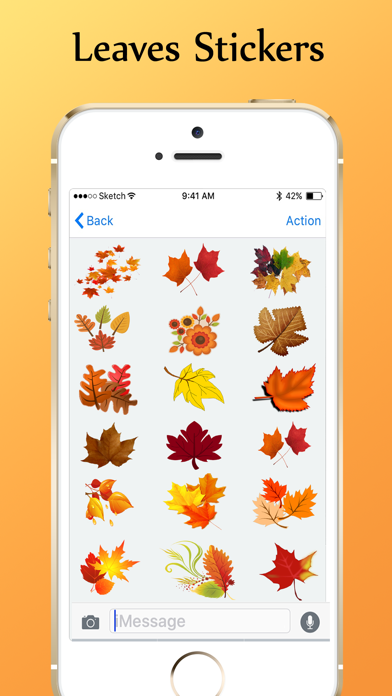 Autumn Leaves Emojis screenshot 2
