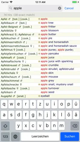 Game screenshot M's Dictionary German English mod apk