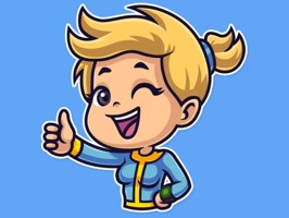 New funny sticker pack with a lovely Cosplay Girl