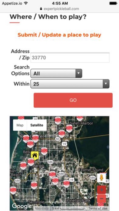 Screenshot #2 pour Pickleball Locator