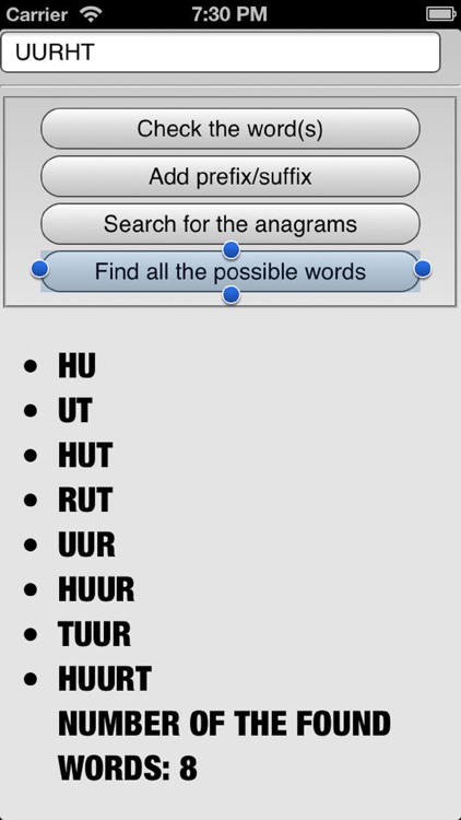 Anagrammatist NL screenshot-3