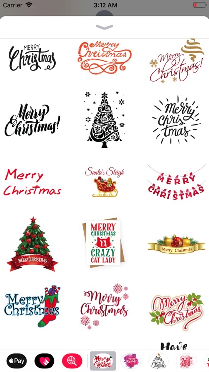 Merry Christmas Sticker Pack