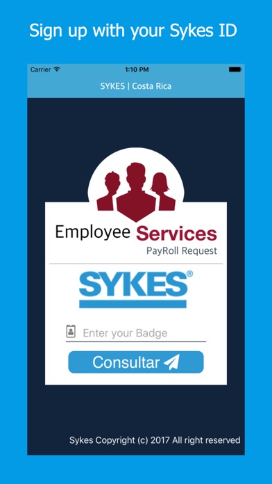 SYKES Payroll screenshot 2