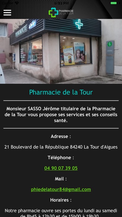 Pharmacie de la Tour d’Aigues screenshot 2