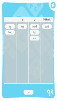 short vowel word study iphone screenshot 4