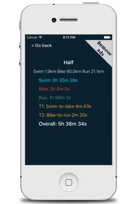 Game screenshot SBR Triathlon Calculator hack