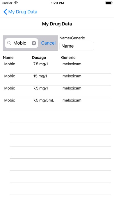 My Drug Data screenshot 3