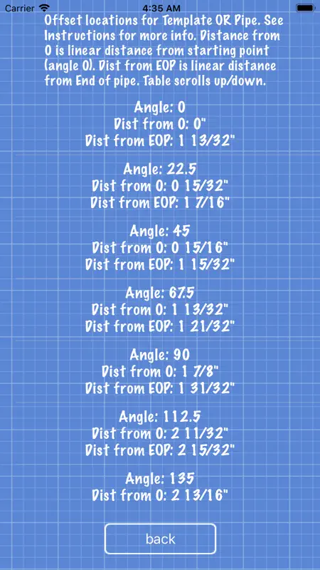 Pipe Saddle Layout Calculator screenshot 3 of 7