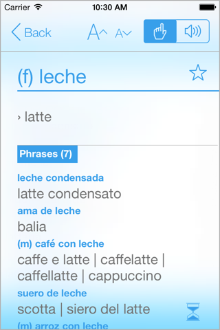 Dictionary Spanish Italian screenshot 3