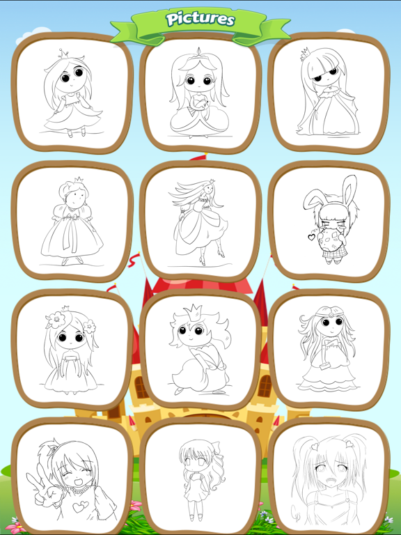 Screenshot #4 pour Draw a Princess for Kids