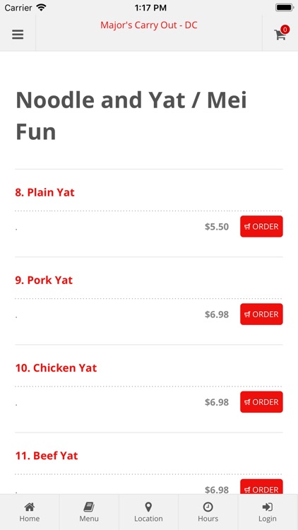 Major's Carry Out DC