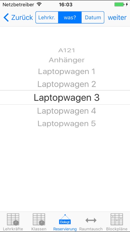 Virtueller Stundenplan