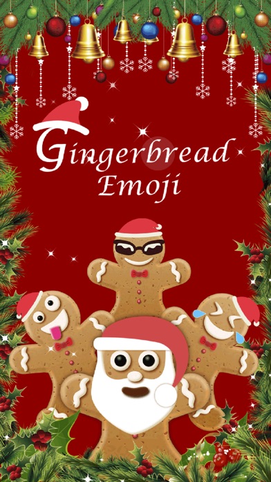 Christmas Gingerbread Emoji screenshot 4