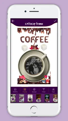 Game screenshot Coffe Cup Photo Frame apk