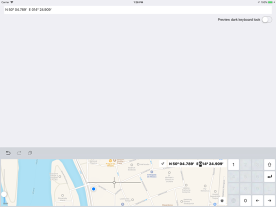 Screenshot #4 pour Coordinates Keyboard