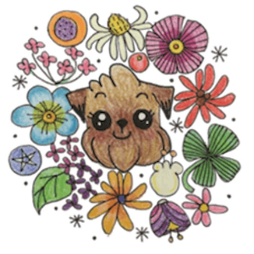 Brussels Griffon Dog Sticker icon