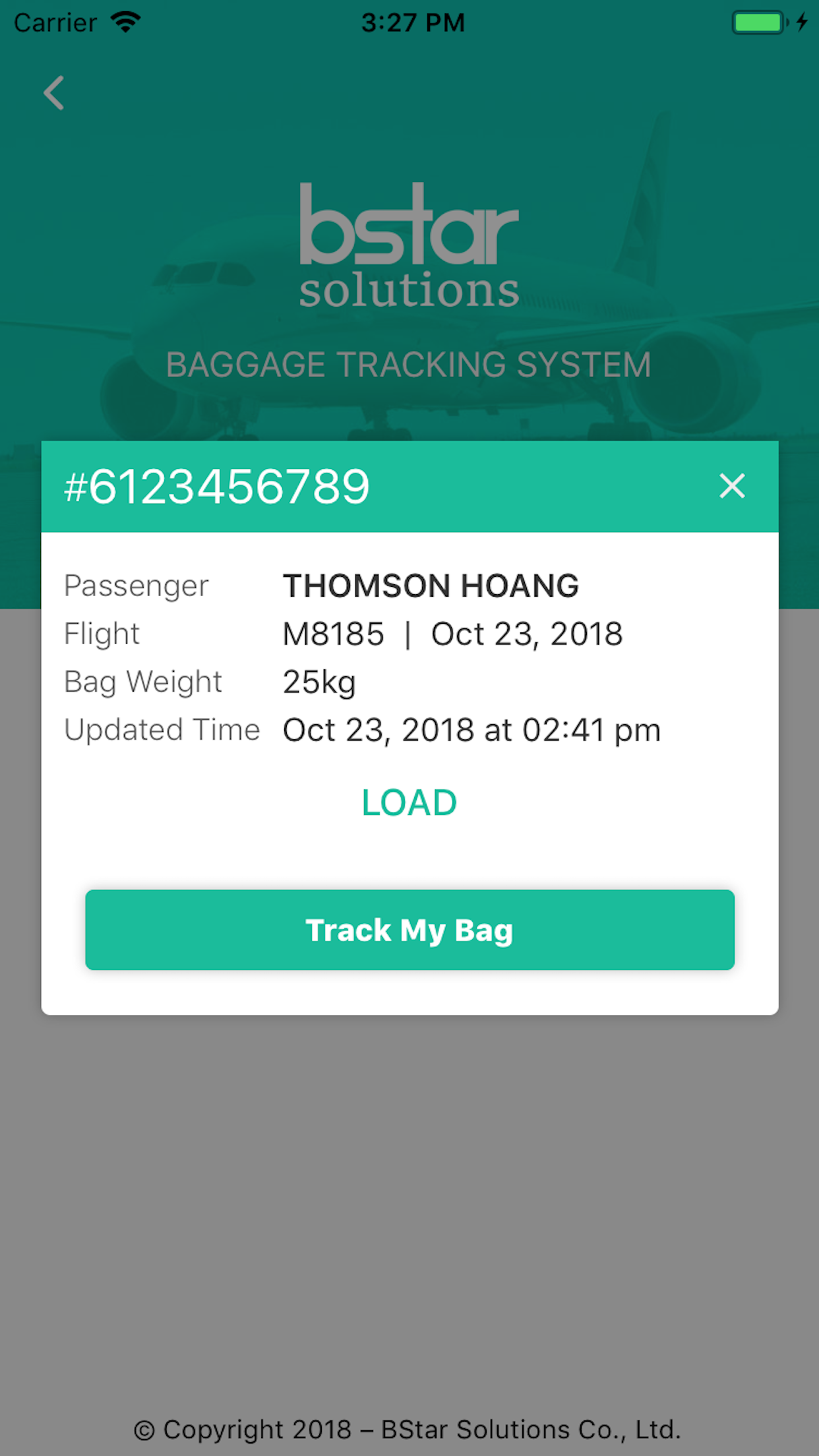 BStar Baggage Tracking System