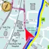 Offline Navigation Route Maps delete, cancel