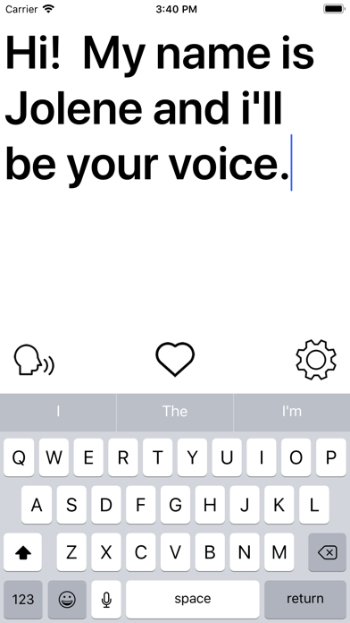 Jolene Says iPhone screenshot 1 - Utilities app