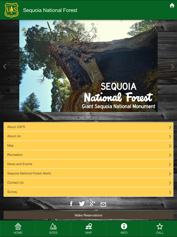 Screenshot #4 pour USFS: Sequoia National Forest