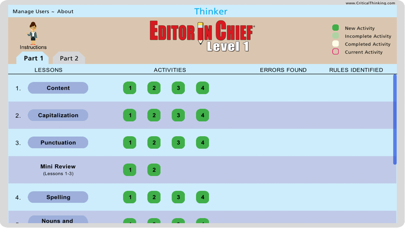 Screenshot #2 pour Editor in Chief® Level 1