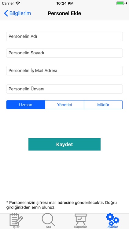 Günlük Faaliyet Raporu screenshot-4