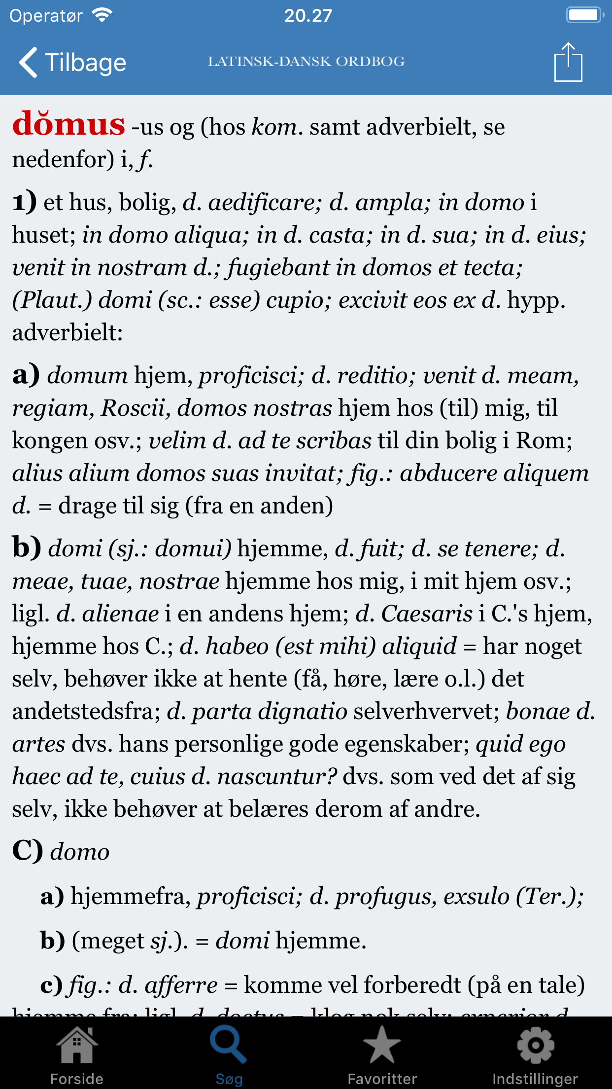 Latinsk-Dansk Ordbog