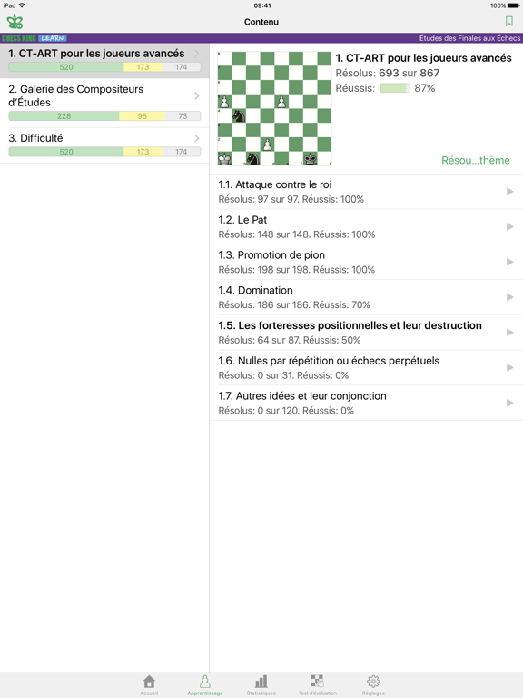 Screenshot #6 pour Études des Finales aux Échecs