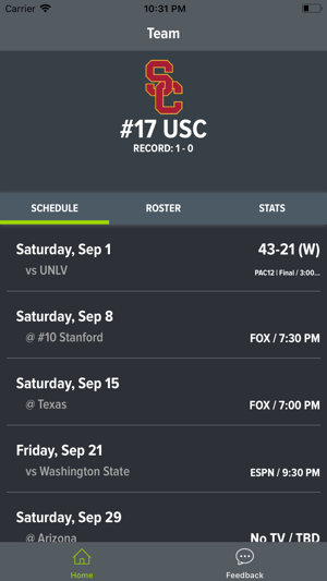 USC Football 2018(圖1)-速報App