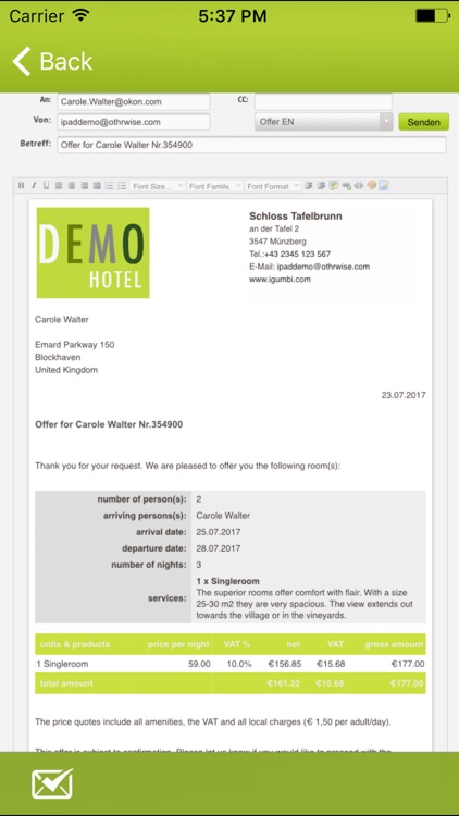 igumbi Hotelsoftware screenshot-4